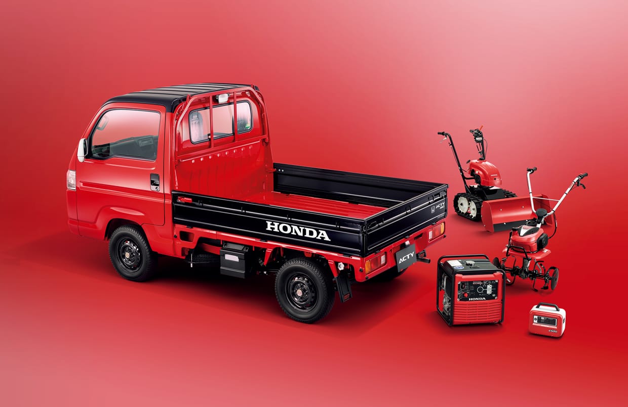 ACTY TRUCK TOWN特別仕様車・スピリットカラースタイル フレームレッド×ブラック