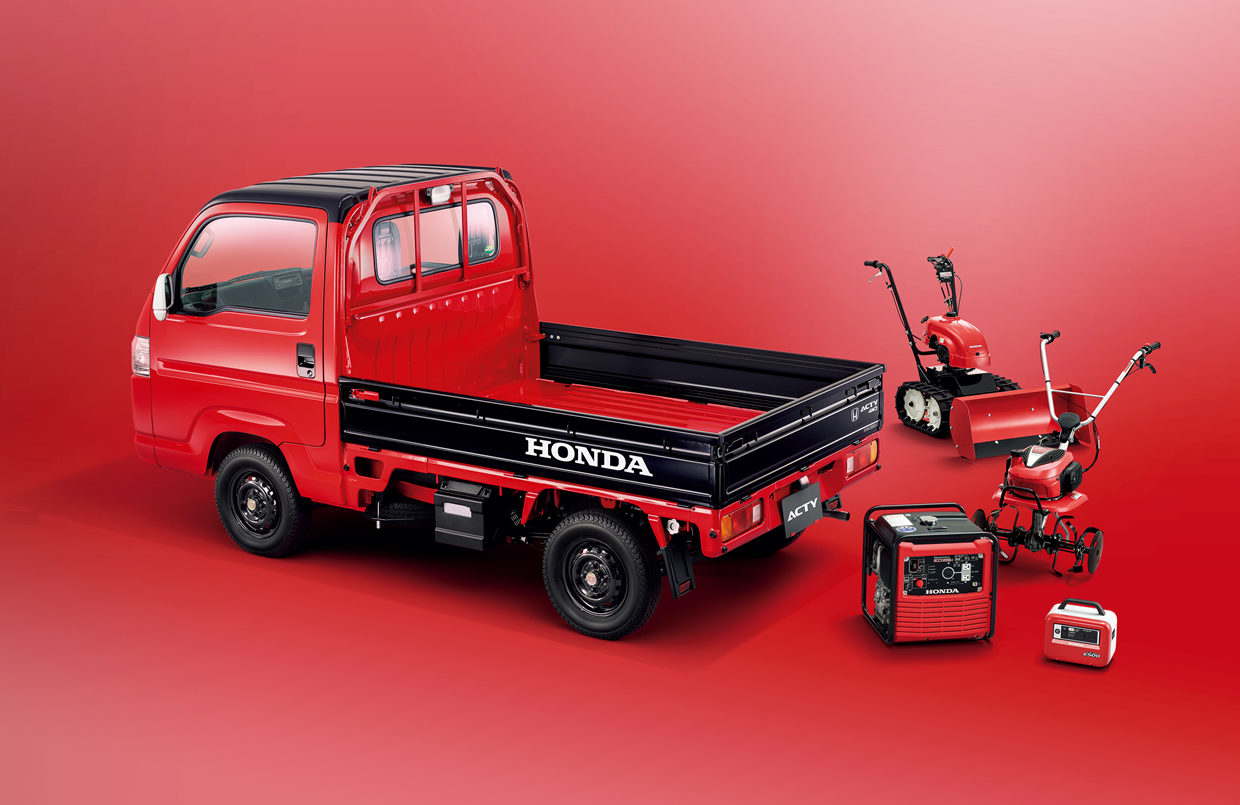 ACTY TRUCK TOWN特別仕様車・スピリットカラースタイル フレームレッド×ブラック